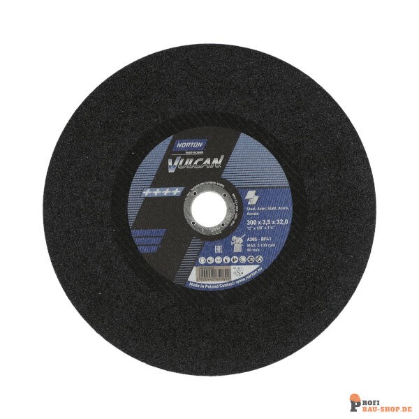 nortonschleifmittel/NORTON_schleifmittel_66252925468 Norton VULCAN  Fixed cut off wheels 300x3.5x32mm 30 GRIT_122490